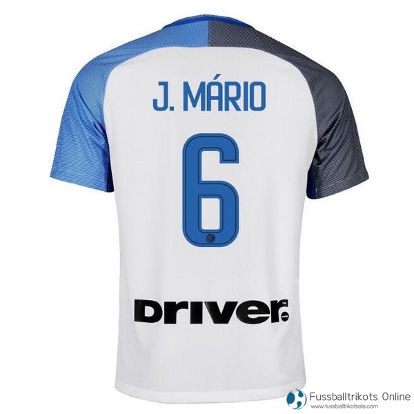 Inter Milan Trikot Auswarts J.Mario 2017-18 Fussballtrikots Günstig